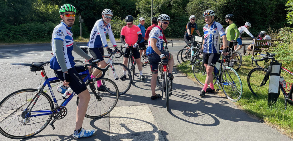 Pre-ride meeting at Wells Road