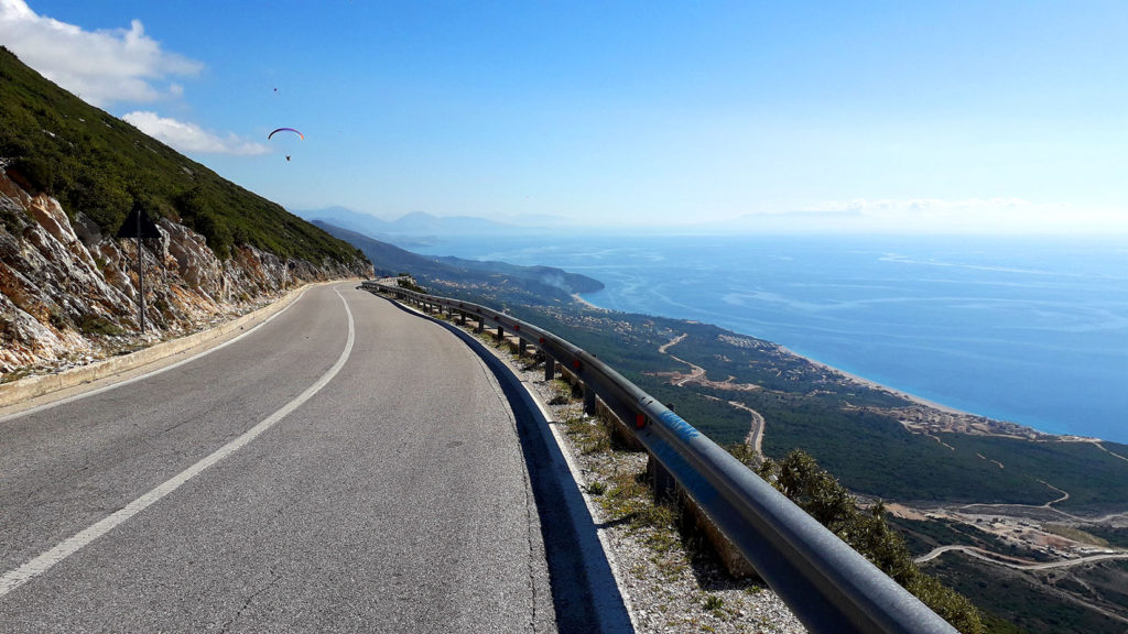 Balkans coastal road